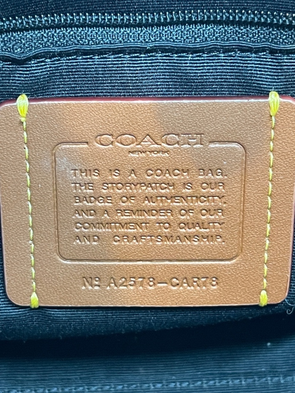 Coach A2578-CAR78 Smith Tote Bag 24 Brown Canvas and Leather - Picture 3 of 13